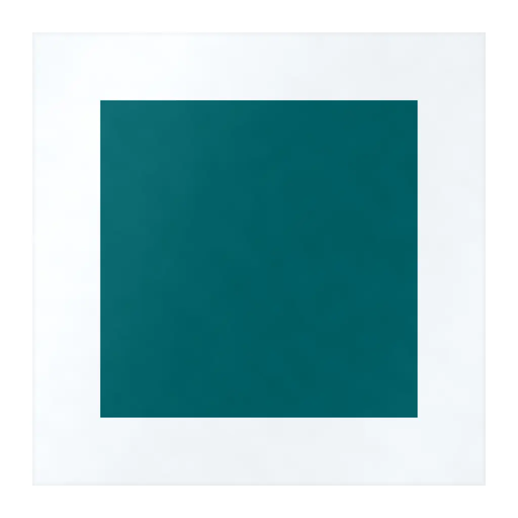 Azulejo Square Blanco Mate 10x10 Azul Turquesa