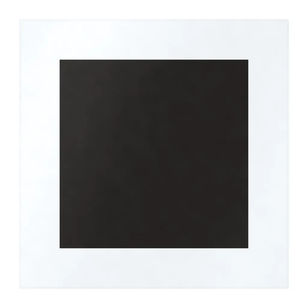 Azulejo Square Blanco Mate 10x10 Negro Carbón