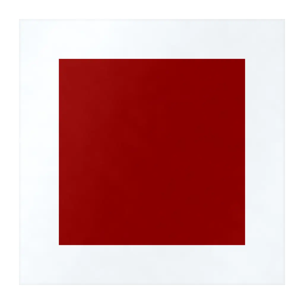 Azulejo Square Blanco Mate 10x10 Rojo