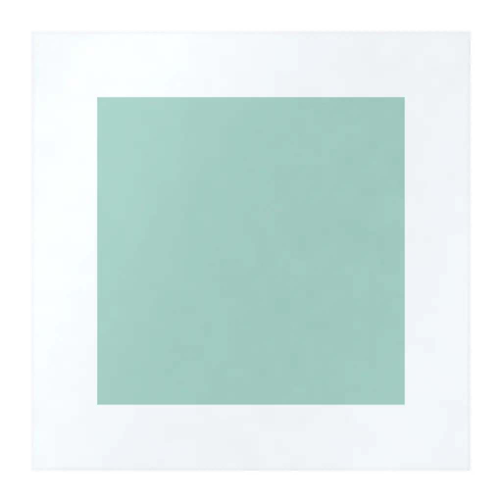 Azulejo Square Blanco Mate 10x10 Verde Agua