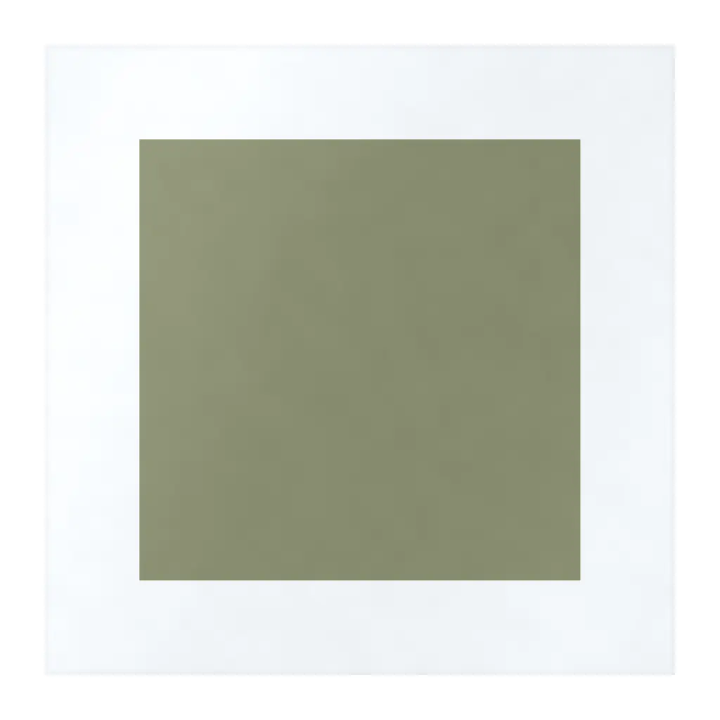 Azulejo Square Blanco Mate 10x10 Verde Oliva
