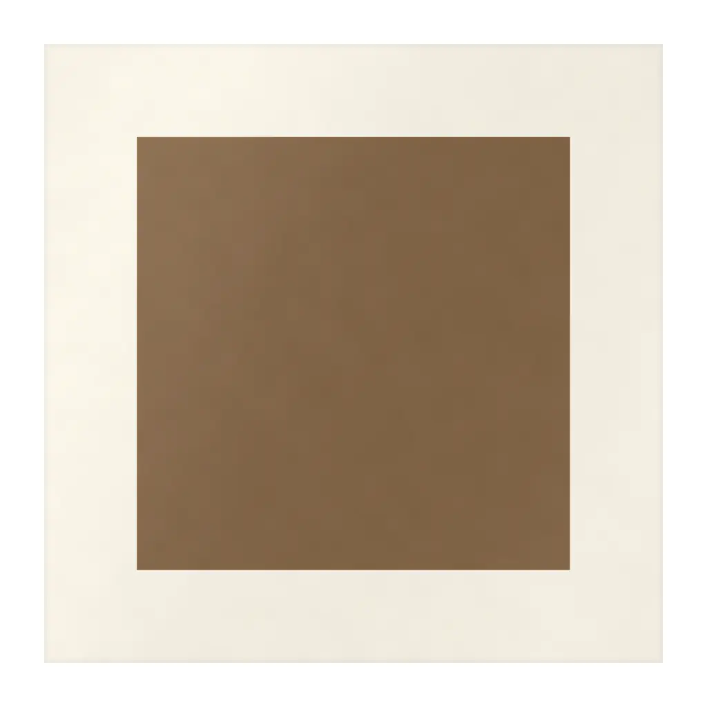 Azulejo Square Crema Mate 10x10 Marrón Caramelo