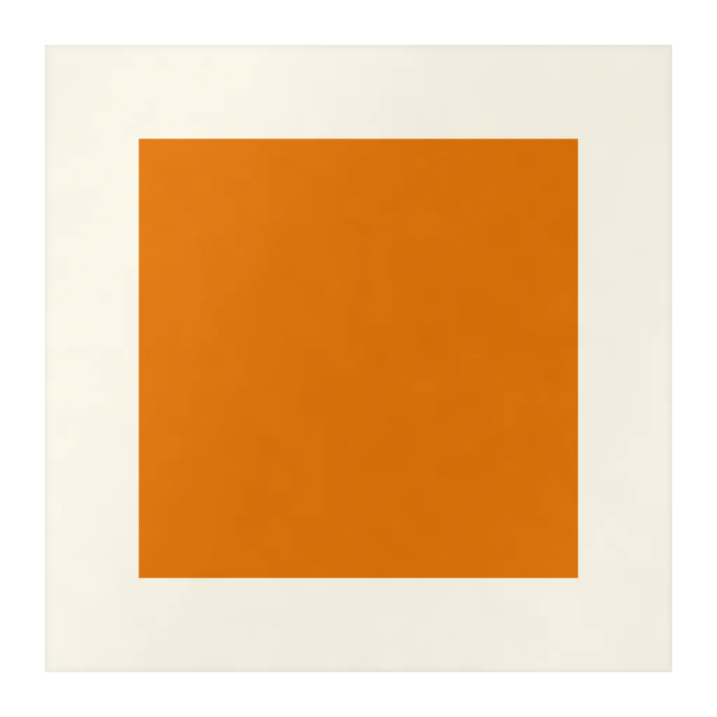 Azulejo Square Crema Mate 10x10 Naranja