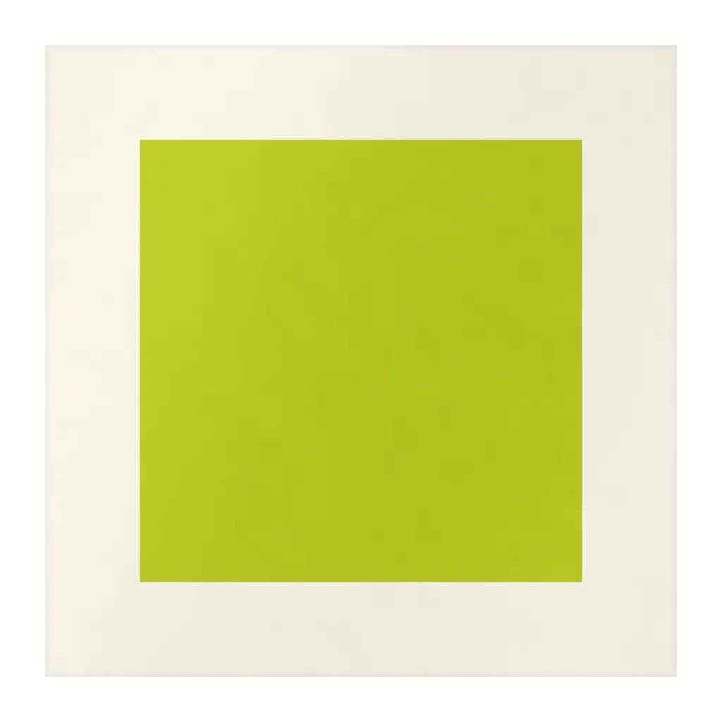 Azulejo Square Crema Mate 10x10 Verde Musgo