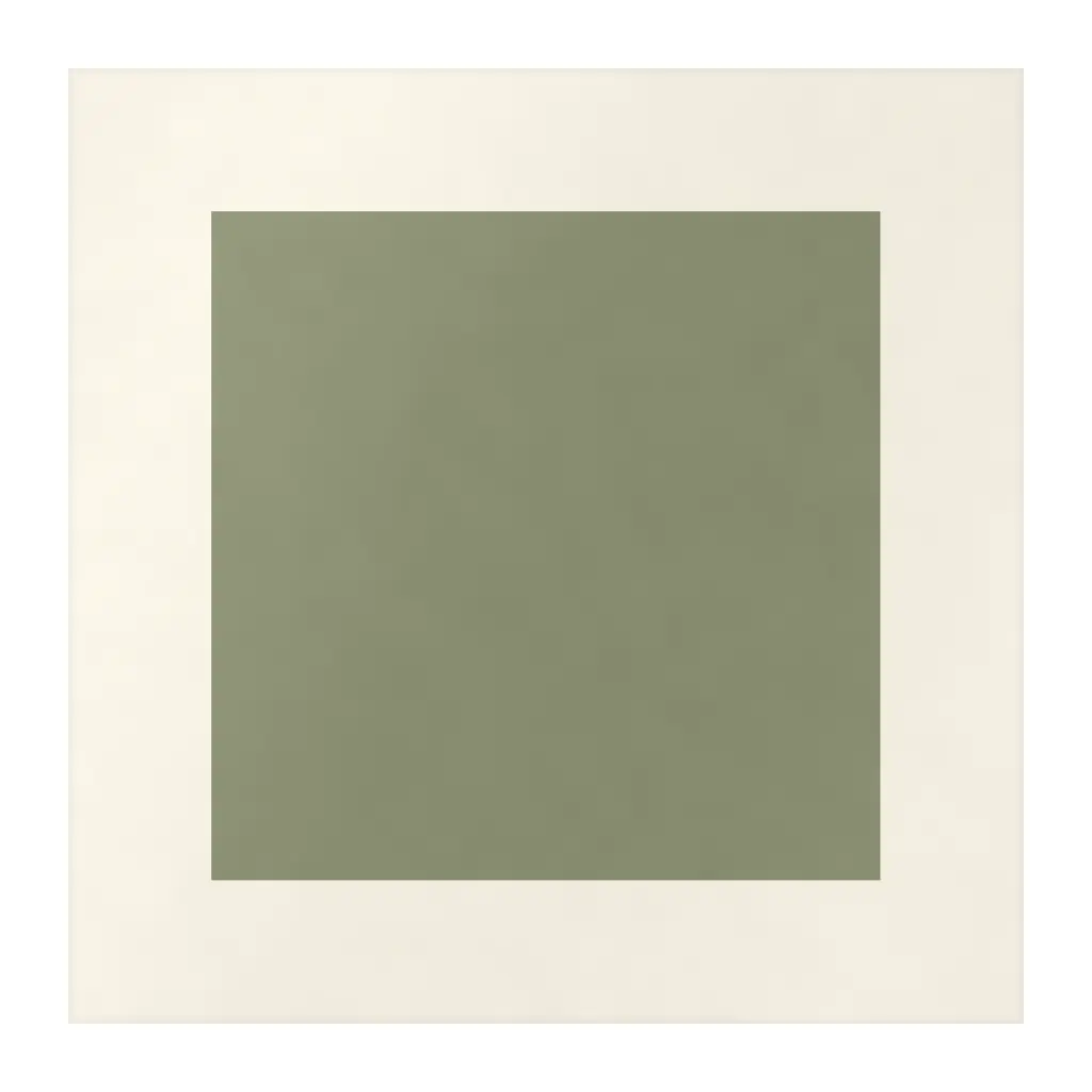 Azulejo Square Crema Mate 10x10 Verde Oliva
